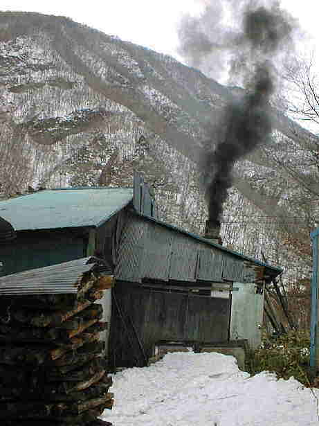 冬の煙突